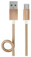 Кабель INTERSTEP USB - Micro USB 1m Gold (44020)