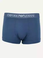 комплект из 2 трусов Emporio Armani для мужчин, Цвет: синий, Размер: L