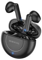 Наушники Borofone BE54 Rejoice TWS wireless BT headset беспроводные Bluetooth 250 mAh черные