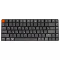 Беспроводная механическая ультратонкая клавиатура Keychron K3, Light Grey, 84 клавиши, RGB подстветка, Red Switch