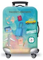 Чехол на чемодан S SUPRA подходит для чемоданов размера S / Защитный чехол для багажа / Товары для путешествий / В поездку