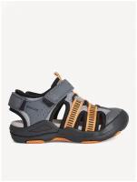 туфли летние открытые GEOX для мальчиков JR SANDAL KYLE цвет светло-бежевый/оранжевый, размер 30