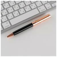 Ручка рефленая цвет черный с золотом, металл, 0,1 мм