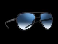 Титановые солнцезащитные очки GRESSO Washington - авиаторы / синие