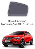 Каркасные автошторки на задние окна Renault Arkana 1 Кроссовер 5дв. (2018 - по н. в