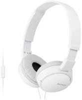 Проводные наушники Sony MDR-ZX110AP, white