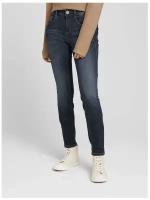 Джинсы скинни Tom Tailor Alexa Skinny, рост 32, размер 27, dark stone wash denim