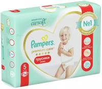 Pampers Premium Care трусики 5, 12-17 кг, 34 шт., белый