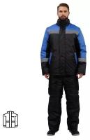 Куртка рабочая зимняя утепленная з38-КУ голубая/черн (р.56-58) 182-188