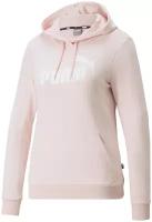 Толстовка, PUMA ESS Logo Hoodie, Женская, размер L; Chalk Pink