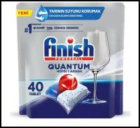 Капсулы для посудомоечных машин Finish Quantum, 40 шт