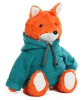 Мягкая игрушка Milo toys Лиса в худи, 30 см, оранжевый/синий