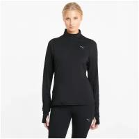 Толстовка, PUMA RUN FAV 1/4 ZIP, Женская, размер S; Black