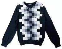 Пуловер TUGI, размер 122, черный