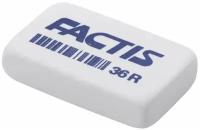 FACTIS Ластик factis 36 r, 40х24х9 мм, белый, прямоугольный, мягкий, синтетический каучук, cnf36rb, 36 шт