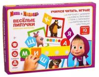 Настольная игра Веселые липучки Маша и Медведь