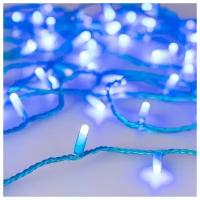 Светодиодная гирлянда ARD-STRING-CLASSIC-10000-BLUE-100LED-MILK-FLASH Blue (230V, 7W) (Ardecoled, IP65)