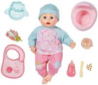 Интерактивная кукла Zapf Creation Baby Annabell Lunch time, 43 см, 702987 разноцветный