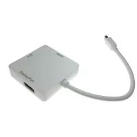 Конвертер Mini Display Port Male to DVI, Espada EMDPM-3in1DPF20