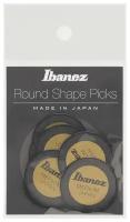 Комплект медиаторов Ibanez Round Shape PPA1M-BK, 6 шт