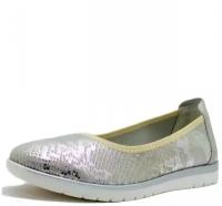 Destra 6706-01-531V женские туфли открытые серебрянный натуральная кожа