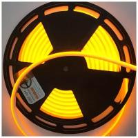 Термостойкая светодиодная лента люкс, SMD 2835, 180 LED/м, 14,4 Вт/м, 24В, IP68 - Цвет свечения: Желтый