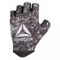 Перчатки для фитнеса Reebok белый/черн, М RAGB-13634