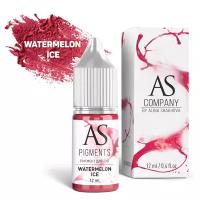 AS Company (AS Pigments, Алина Шахова, Пигменты Шаховой) Пигмент для татуажа губ Watermelon ice (Арбузный лед), 12 мл