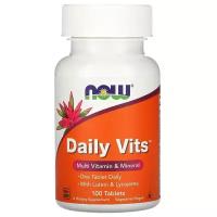 NOW Daily Vits Multi Vitamin & Mineral (мультивитамины и минералы) 100 таблеток