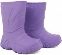 Сапоги детские ЭВА, размер 30/31, цвет фиолетовый микс