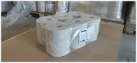 Туалетная бумага в рулонах для диспенсера Veiro Professional Lite Т1-200С 200 метров (Система T1, Q2) серая, 1 слойная, коробка 12 рулонов