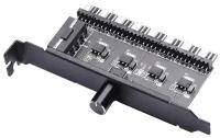 Реобас/регулятор/контроллер/хаб для подключения вентиляторов до 8 шт, 3/4-контактный, MOLEX