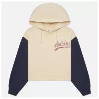 Женская толстовка adidas Originals Modern B-Ball Hoodie бежевый, Размер S