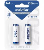 Аккумулятор Ni-Mh 2700 мА·ч 1.2 В SmartBuy AA HR06, в упаковке: 2 шт