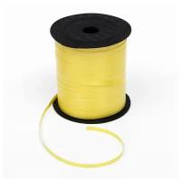 Лента упаковочная простая, цвет жёлтый 0,5 см х 225 м