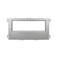 Рамка Ford Focus-2 restal, Mondeo (08+) C-Max, S-Max, Galaxy new (07+) 1din silver (Incar RFO-N11S)