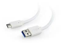 Cablexpert Кабель Cablexpert, micro USB - USB, 1 А, 1 м, белый