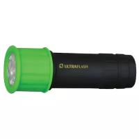 Ultraflash LED15001-C (фонарь 3XR03 светофор, зеленый с черным, 9 LED, пластик, блистер)