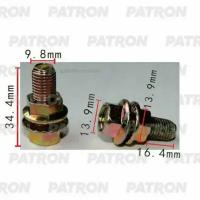 Болт металлический Применяемость: Болт с гайкой универсальный M10, P372181 Patron P37-2181