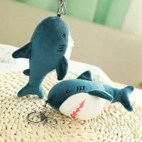 Shark Мягкая игрушка брелок акула, подвеска на кольце