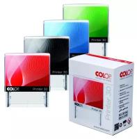 Оснастка Colop Printer 30 Standart для печати, штампа, факсимиле. Поле: 47х18 мм. Корпус: черный