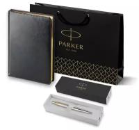 Подарочный набор: Ежедневник и Шариковая ручка Parker Jotter Essential, St. Steel GT