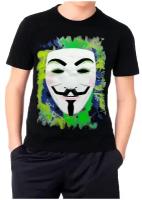 Футболка Anonymous Анонимус в маске Анон Гай Фок