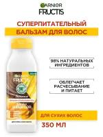 GARNIER бальзам-ополаскиватель Fructis SuperFood Банан Питание для очень сухих волос, 350 мл