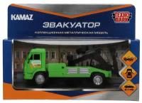 Машина Технопарк KAMAZ Эвакуатор 15 см KAMMOV-15-GNWH