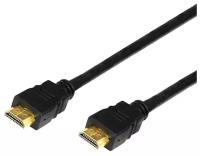 Кабель PROconnect Шнур HDMI - HDMI gold 3М с фильтрами (PE bag) PROCONNECT, 1 м, черный