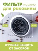 Фильтр для раковины Сетка для раковины Сетка решетка для слива в раковину для кухни и ванной