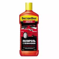 DoctorWax DW8417 цветной полироль С полифлоном. Красный DW8417 RED/COLOR WAX WITH CARNAUBA & PTFE, 0.3 л