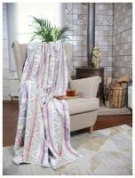 Одеяло байковое 140х205, хлопок 100%, красивый орнамент
