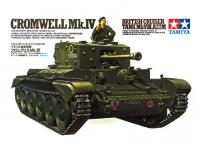 TAMIYA Английский средний крейсерский танк Mk. VIII Кромвель Mk. IV с фигурой командира (1:35), Модель для сборки